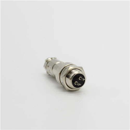 Metal GX12 2pin Aviation Connector