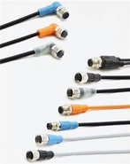 M12-kabel han-hun-stik